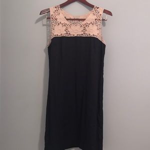 Loft Black Linen Dress